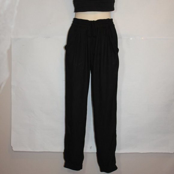 Aritzia Talula black Los Feliz Drawstring joggers with pockets   Large - Picture 5 of 9